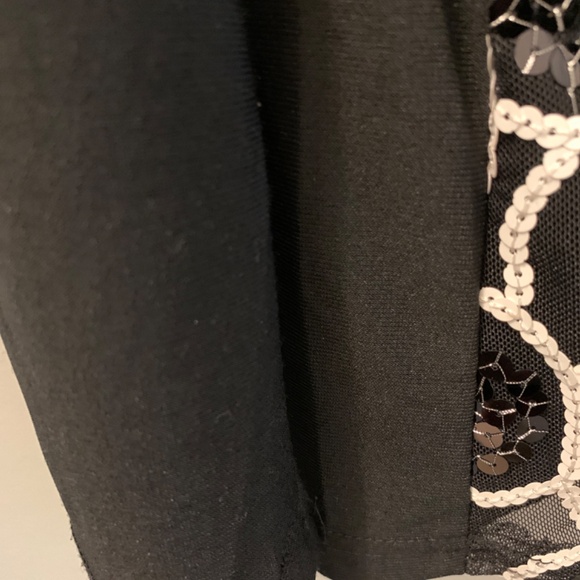 Rare Custom Designed Black Blouse Size Large - Picture 7 of 7